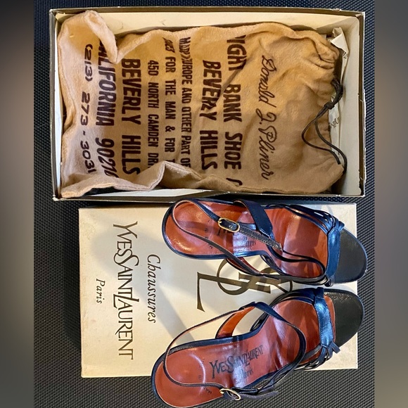 Yves Saint Laurent Vintage Leather Slingback Sandals ( Authentic pre-loved) - Picture 6 of 6